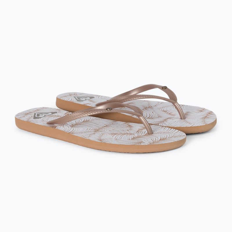 Japonki damskie ROXY Bermuda Print J white/tan 5