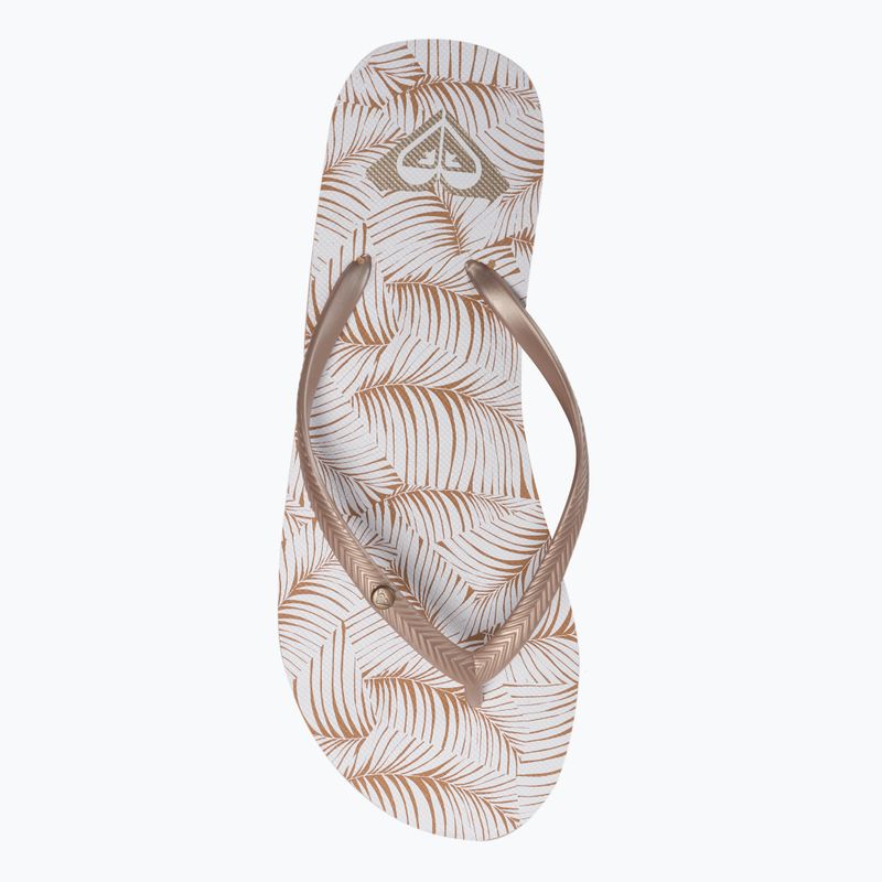 Japonki damskie ROXY Bermuda Print J white/tan 6