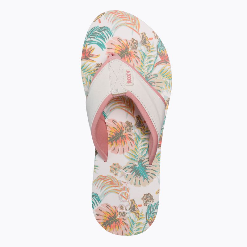 Japonki damskie ROXY Coastin Print white/pink 6
