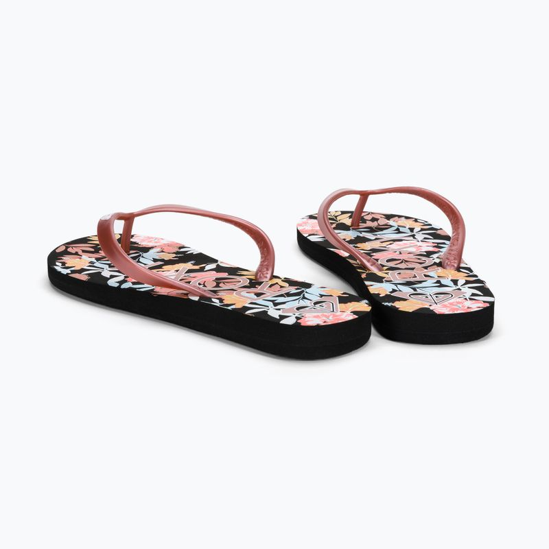 Japonki damskie ROXY Tahiti VII black/pink 3