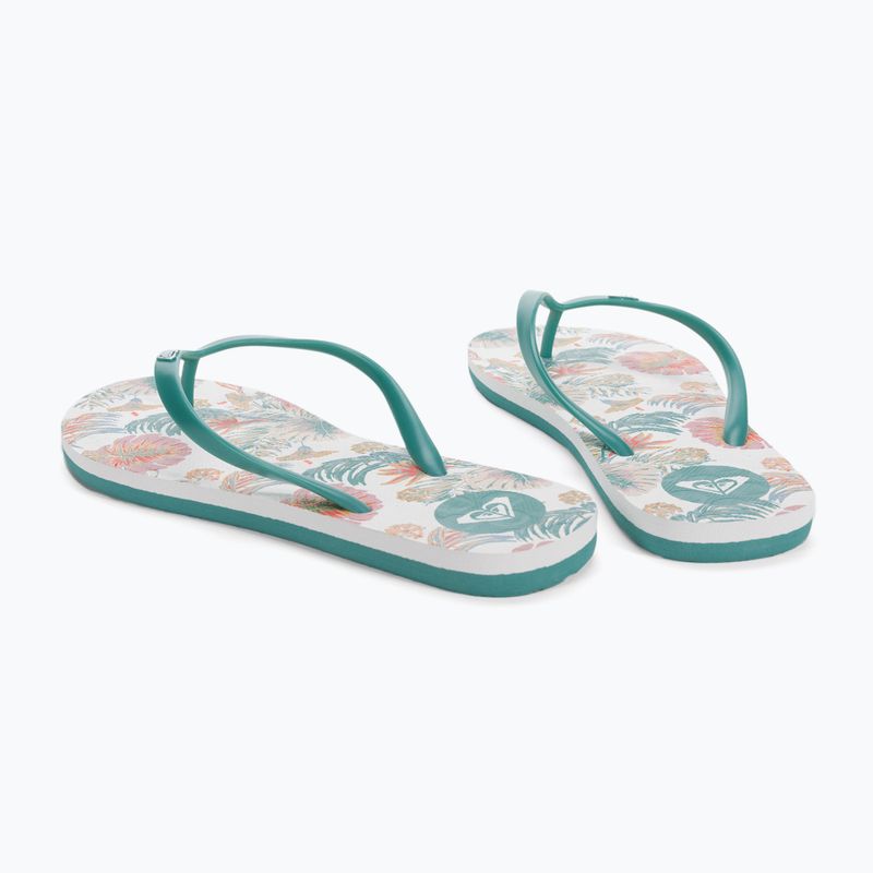 Japonki damskie ROXY To The Sea X white/aqua 3