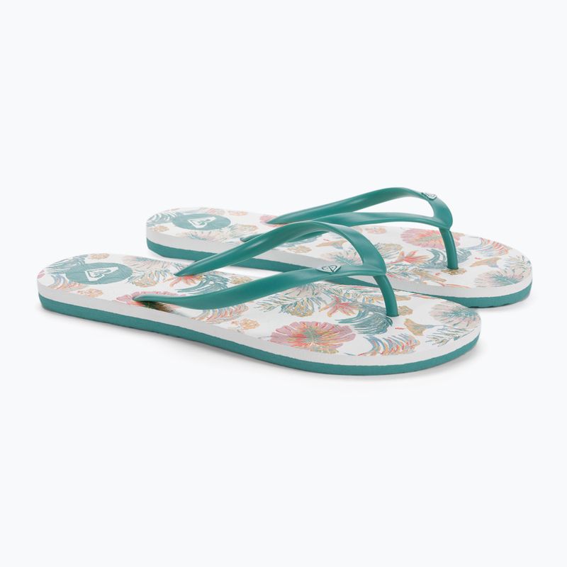 Japonki damskie ROXY To The Sea X white/aqua 5