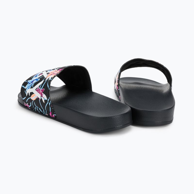 Klapki damskie ROXY Slippy II black/azela pink 3