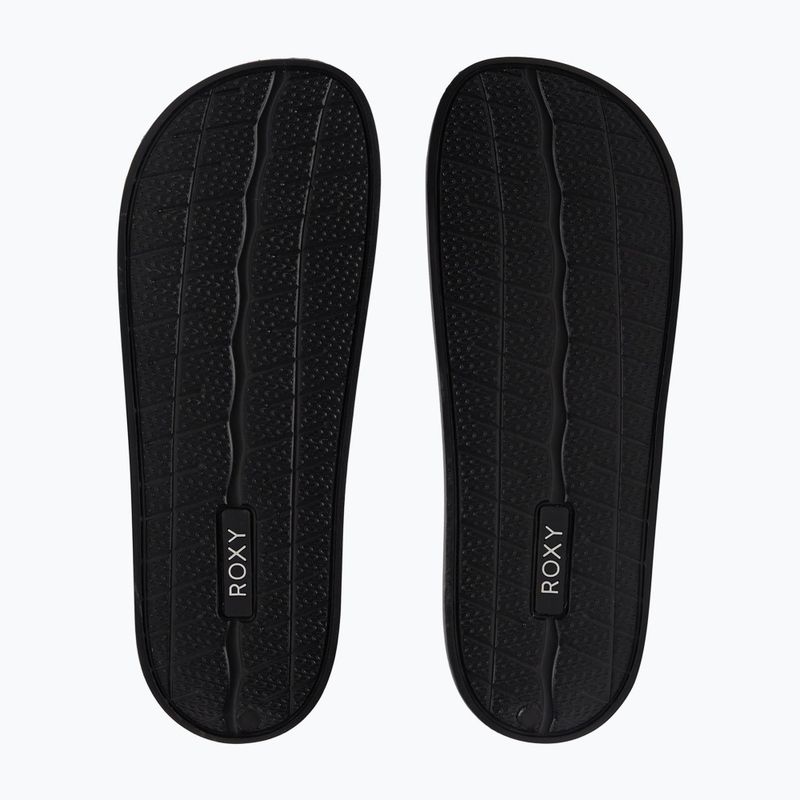 Klapki damskie ROXY Slippy II black geo 4