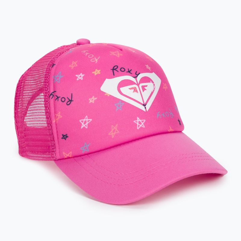 Czapka z daszkiem dziecięca ROXY Sweet Emotions Trucker Cap pink guava star dance