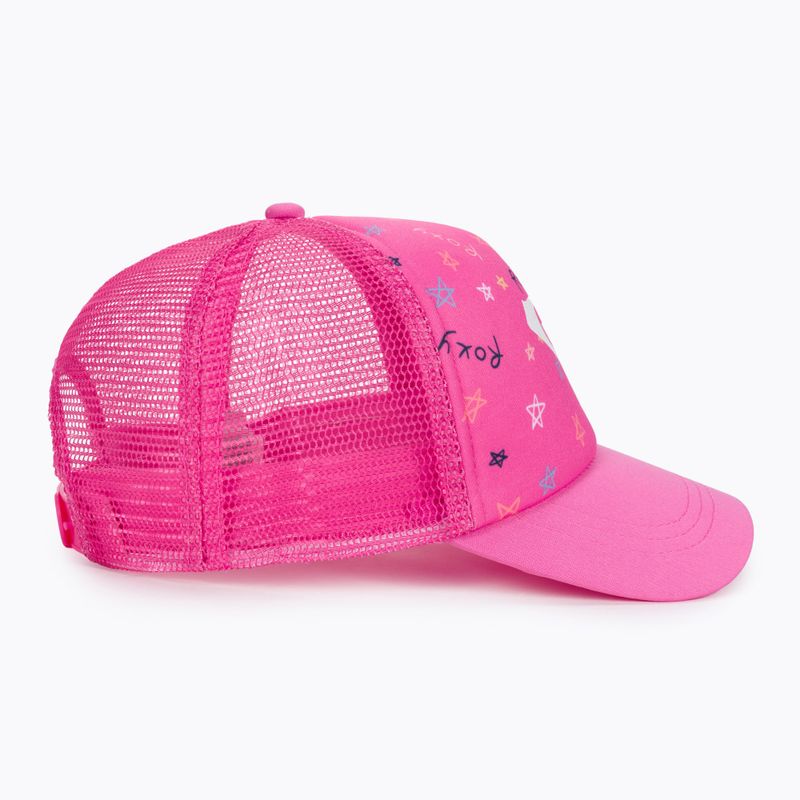 Czapka z daszkiem dziecięca ROXY Sweet Emotions Trucker Cap pink guava star dance 3