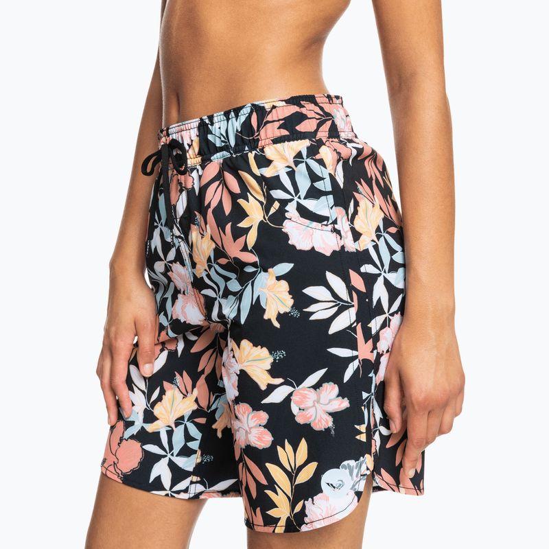 Szorty kąpielowe damskie ROXY Basics 9" anthracite/island vibes