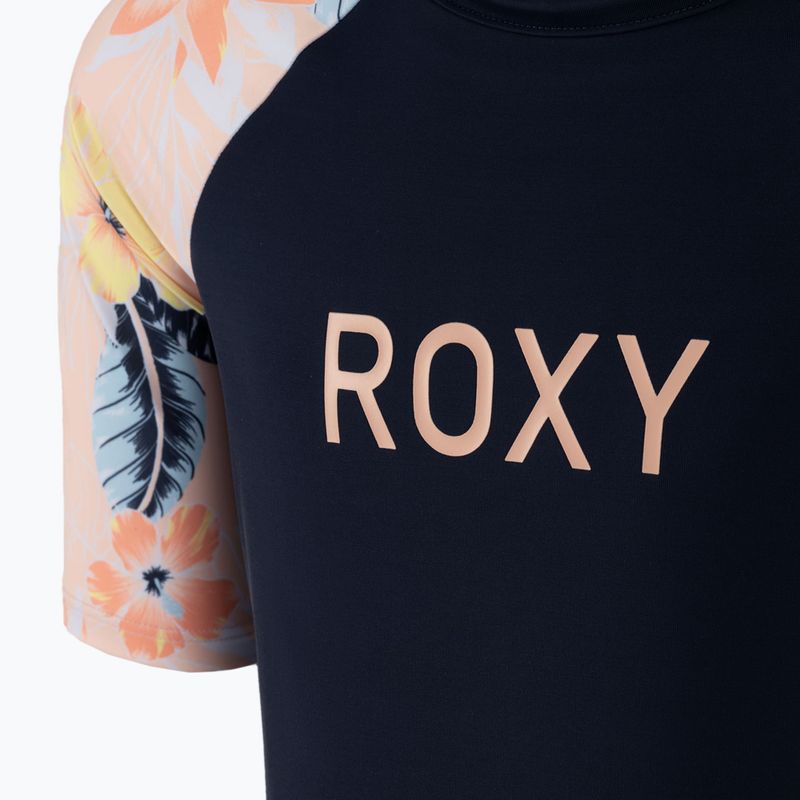 Koszulka do pływania dziecięca ROXY Printed tropical peach/tropical bree 3