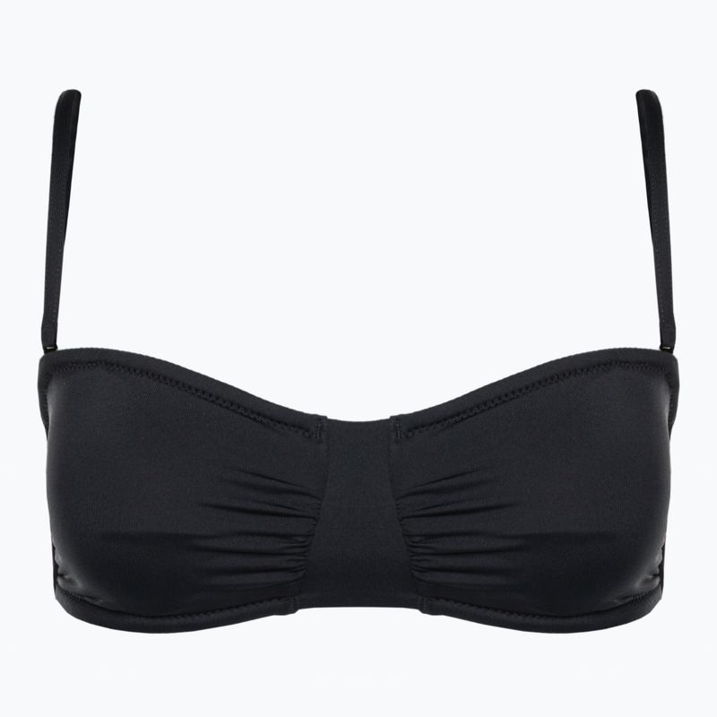 Góra od stroju kąpielowego ROXY Beach Classics Bandeau anthracite