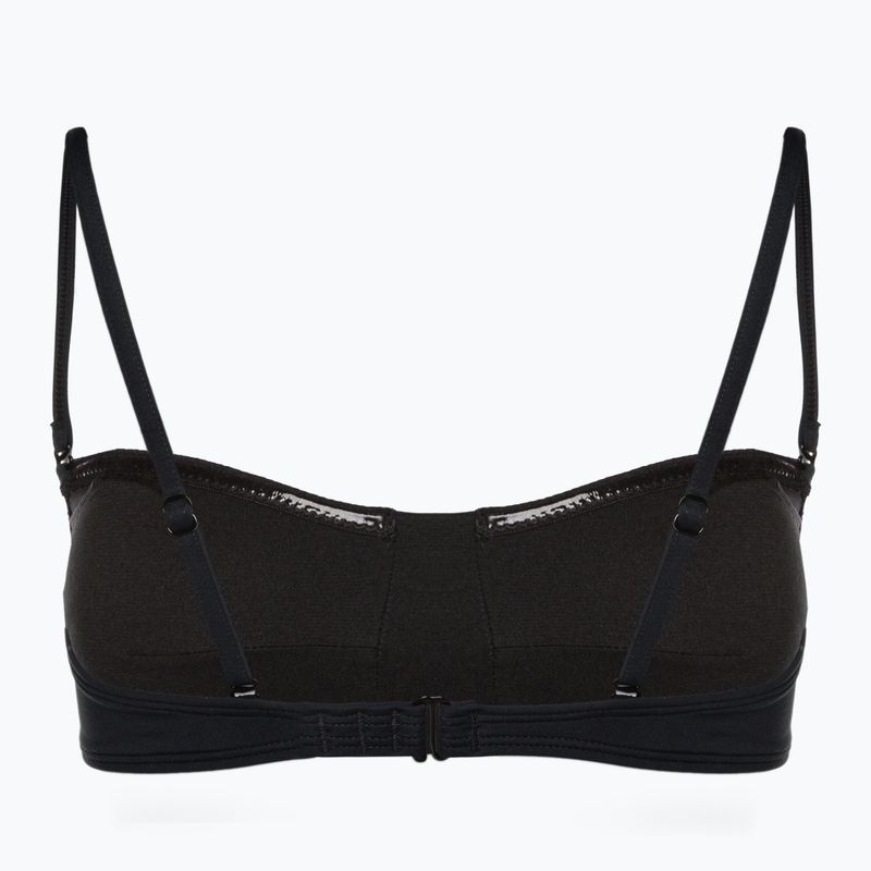 Góra od stroju kąpielowego ROXY Beach Classics Bandeau anthracite 2