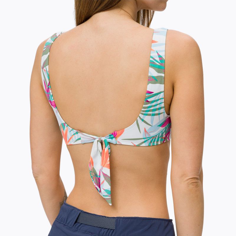 Góra od stroju kąpielowego ROXY Beach Classics Elongated Triangle bright white/floral of paradis 3