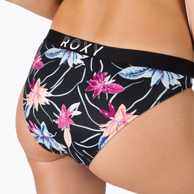 Dół od stroju kąpielowego ROXY Active anthracite/floral flow 4
