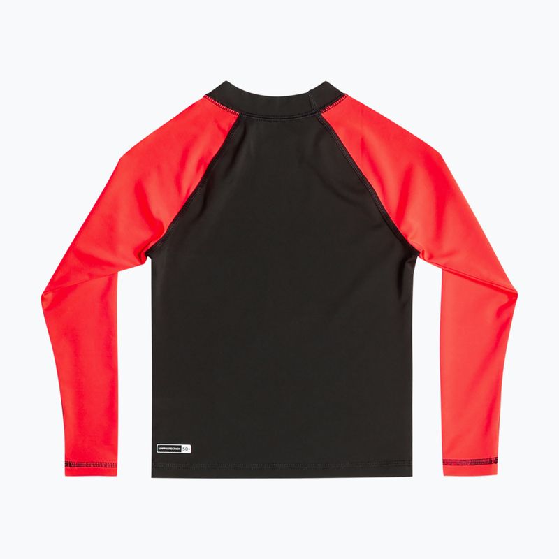 Longsleeve do pływania dziecięcy Quiksilver Next Gen fiery coral 2