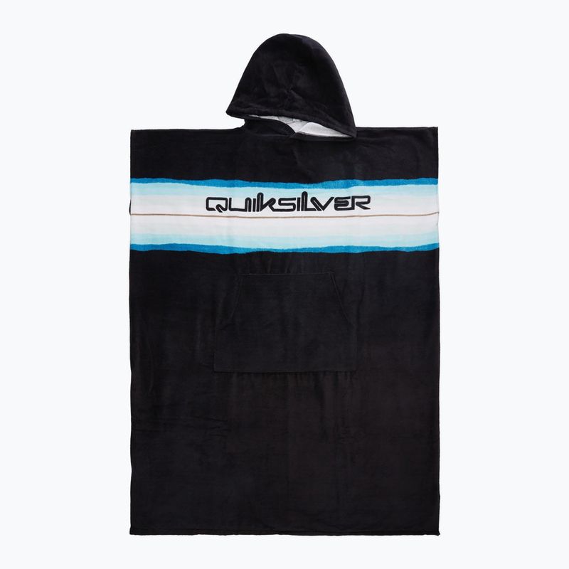 Ponczo męskie Quiksilver Hoody Towel black/blue