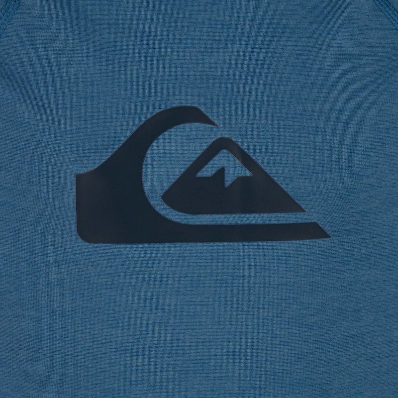 Koszulka do pływania dziecięca Quiksilver All Time vallarta blue heather 3