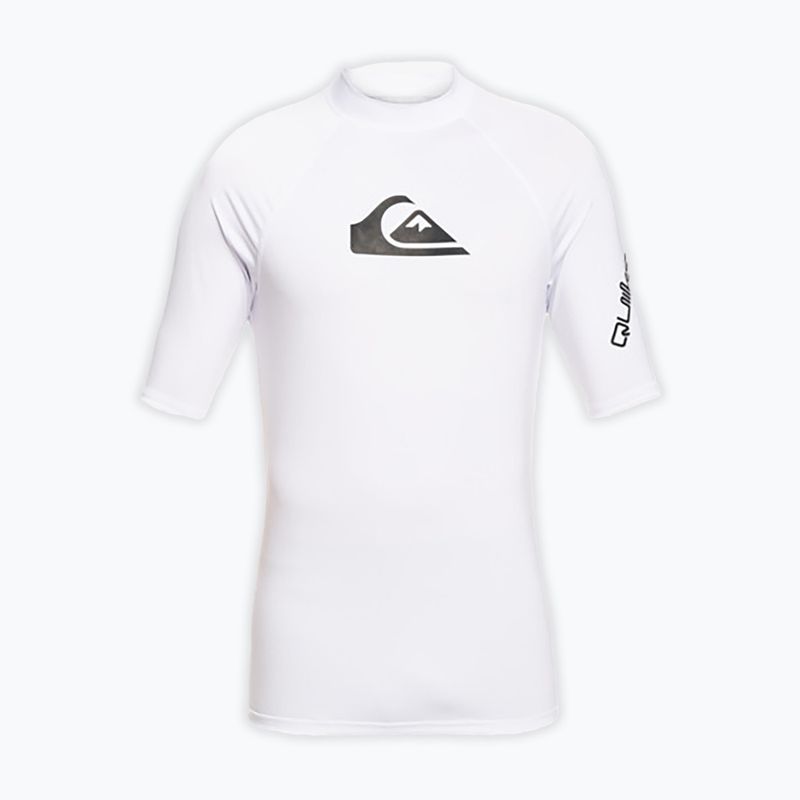 Koszulka do pływania dziecięca Quiksilver All Time white