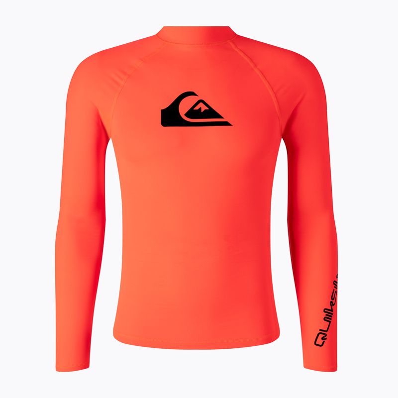 Longsleeve do pływania męski Quiksilver All Time fiery coral