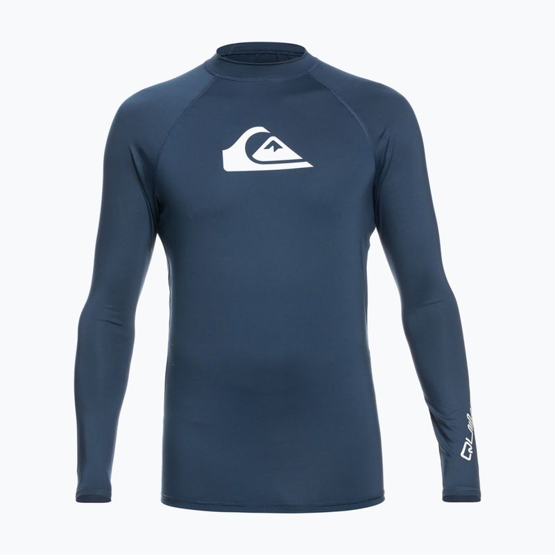 Longsleeve do pływania dziecięcy Quiksilver All Time insignia blue