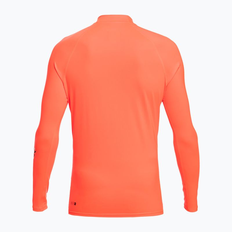 Longsleeve do pływania dziecięcy Quiksilver All Time fiery coral 2