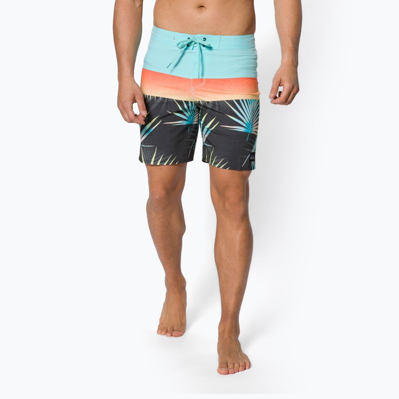 Szorty kąpielowe męskie Quiksilver Surfsilk Panel 18" 2022 tarmac