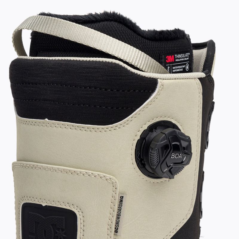 Buty snowboardowe męskie DC Transcend off white/gum 8