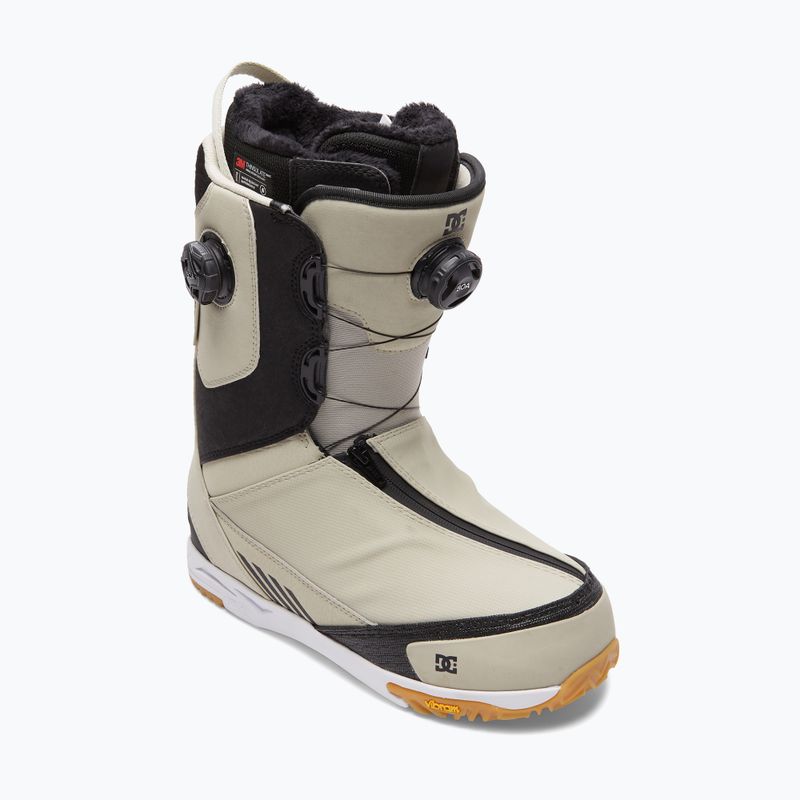 Buty snowboardowe męskie DC Transcend off white/gum 10