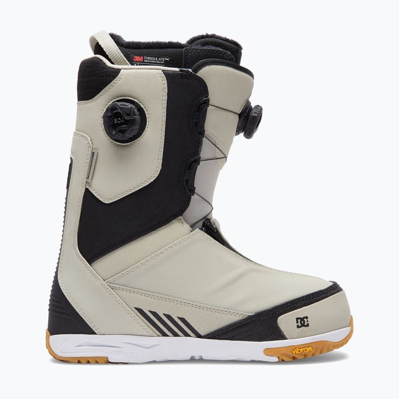 Buty snowboardowe męskie DC Transcend off white/gum 11