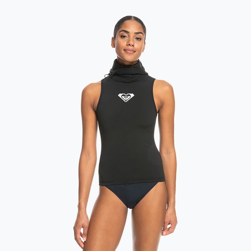 Docieplacz neoprenowy damski ROXY 2.0 mm Swell Series Hooded Wetsuit Vest true black 3