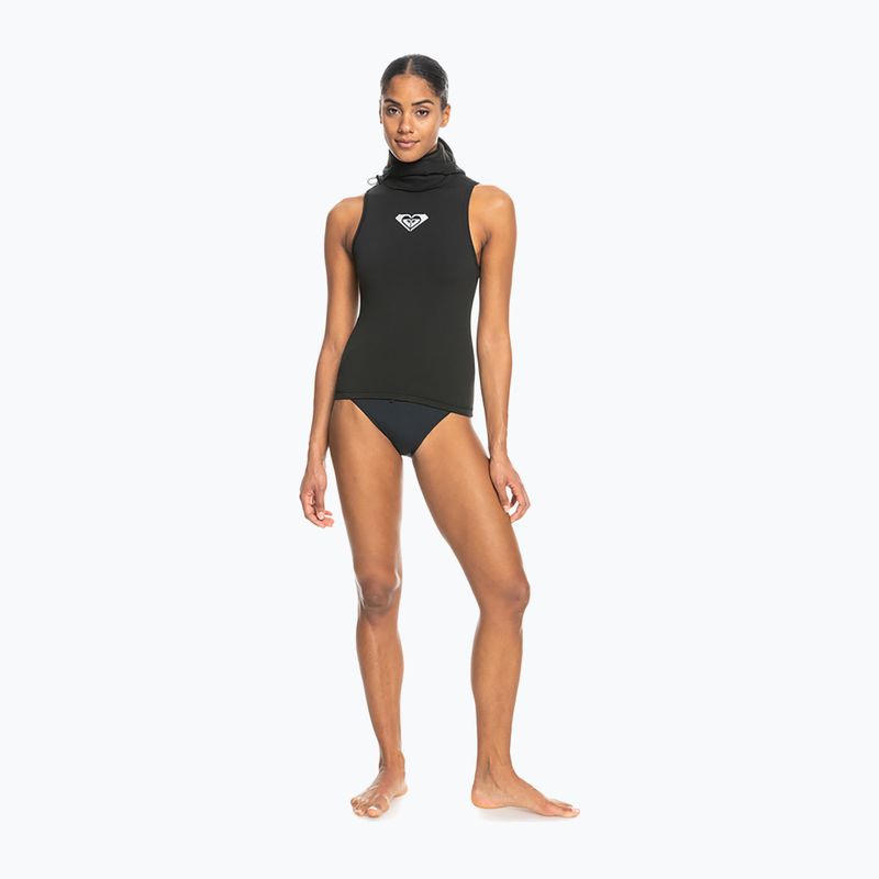 Docieplacz neoprenowy damski ROXY 2.0 mm Swell Series Hooded Wetsuit Vest true black 4