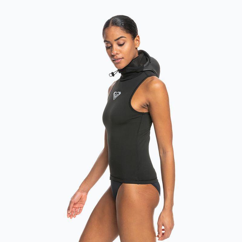 Docieplacz neoprenowy damski ROXY 2.0 mm Swell Series Hooded Wetsuit Vest true black 7