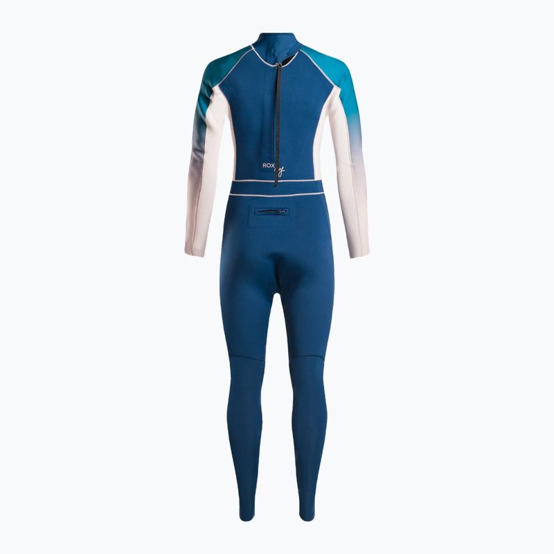 Pianka do pływania damska ROXY 3/2 mm Rise Back Zip GBS iodine blue 3