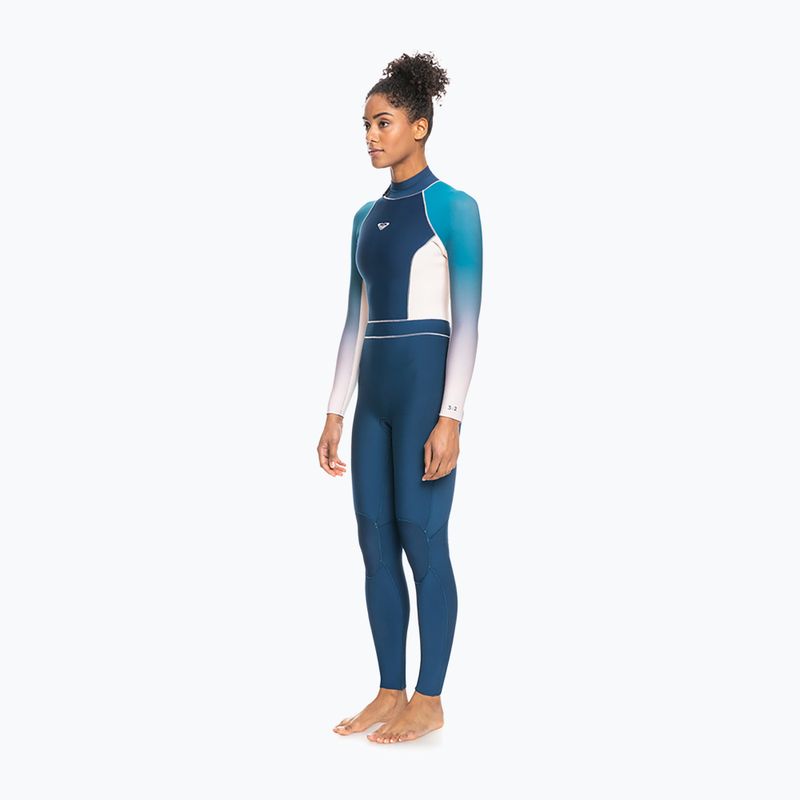 Pianka do pływania damska ROXY 3/2 mm Rise Back Zip GBS iodine blue 8