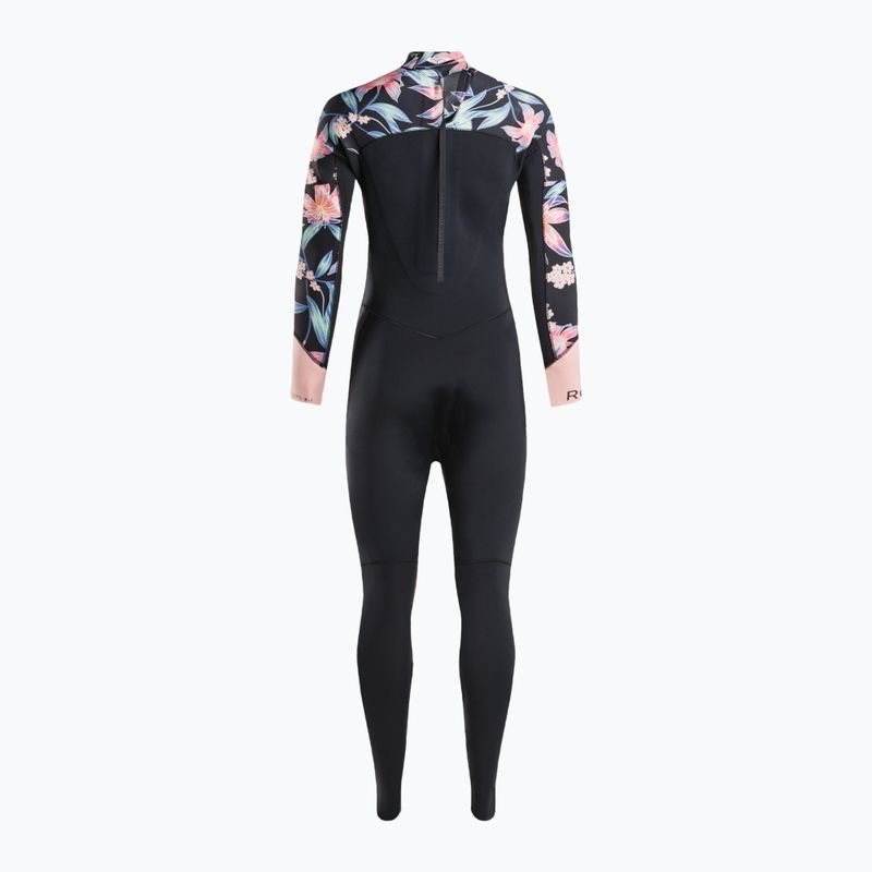 Pianka do pływania damska ROXY 5/4/3 mm Swell Series Back Zip GBS anthracite paradise found s 3