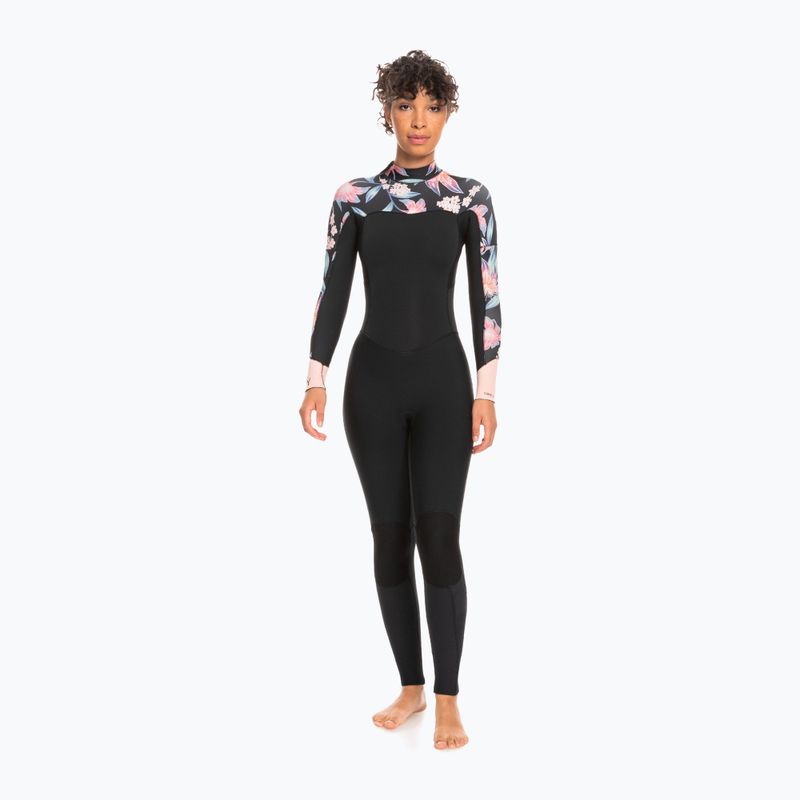 Pianka do pływania damska ROXY 5/4/3 mm Swell Series Back Zip GBS anthracite paradise found s 6