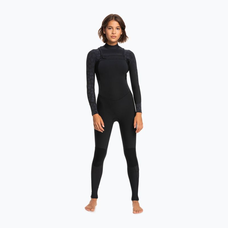 Pianka do pływania damska ROXY 4/3 mm Swell Series Chest Zip GBS black 6