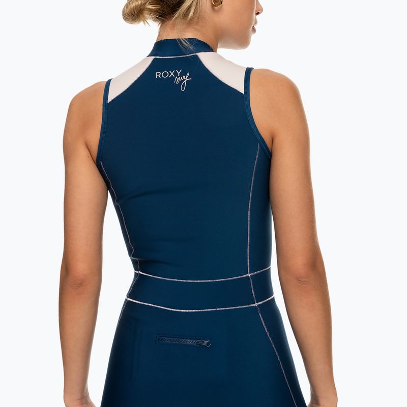 Pianka do pływania damska ROXY 1,5 mm Rise Long Jane Front Zip Qlock iodine blue 4