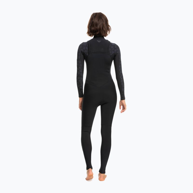 Pianka do pływania damska ROXY 3/2 mm Swell Series Chest Zip GBS black 7