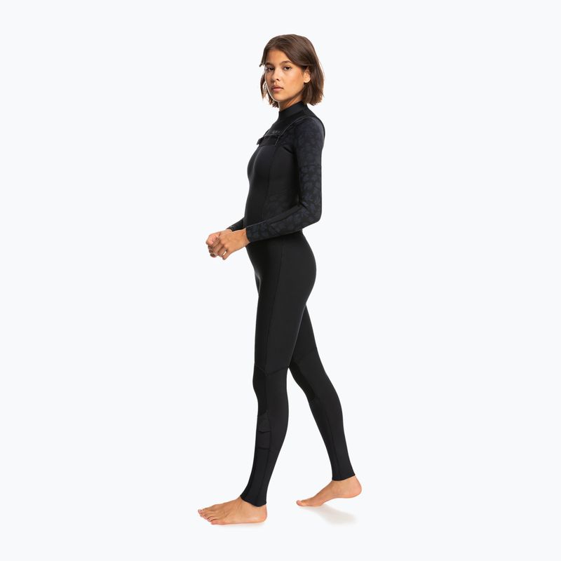 Pianka do pływania damska ROXY 3/2 mm Swell Series Chest Zip GBS black 8