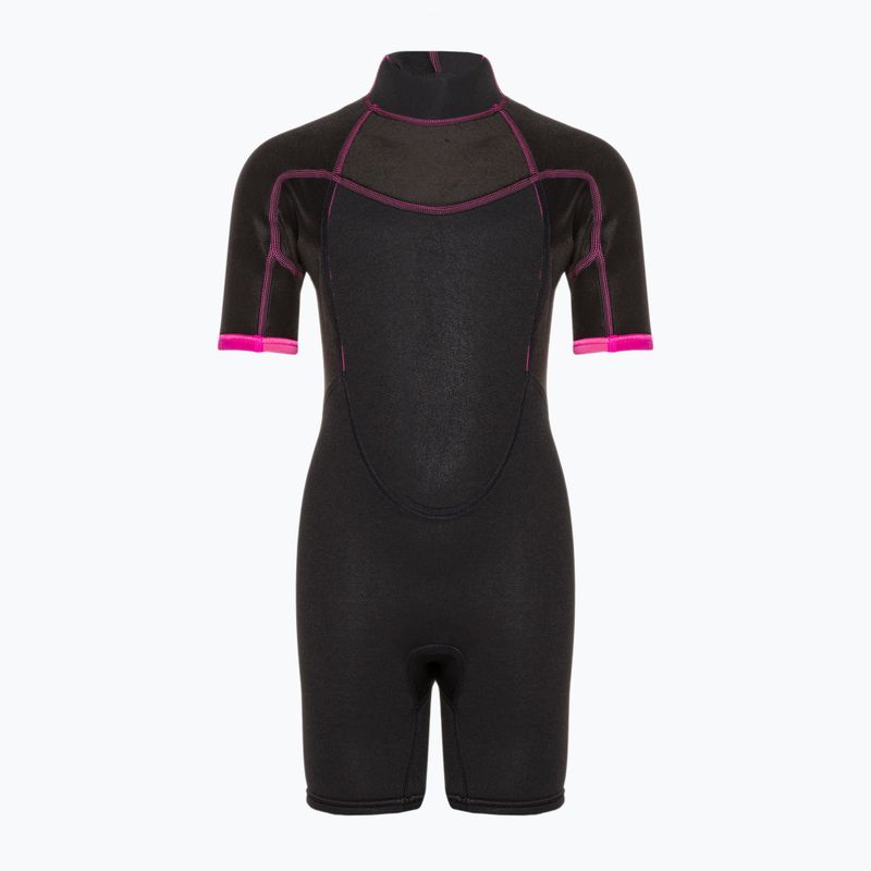 Pianka do pływania dziecięca ROXY 2/2 mm Prologue Back Zip Springsuit Flock festival fuchsia 4