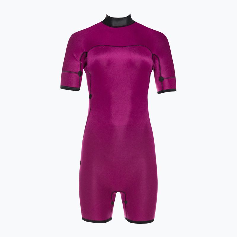 Pianka do pływania damska ROXY 2 mm Swell Series Back Zip Springsuit Qlock black 4