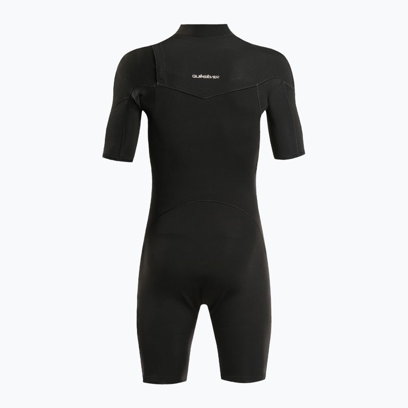 Pianka do pływania męska Quiksilver Everyday Sessions 2/2 mm Chest Zip Springsuit black 3