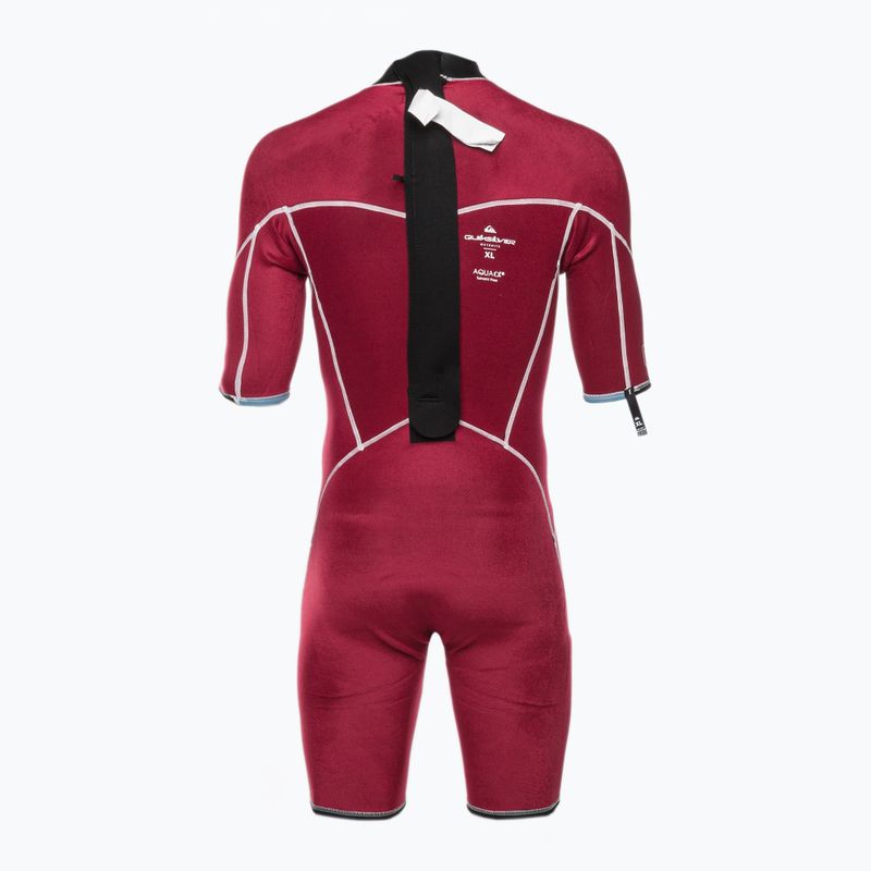 Pianka do pływania męska Quiksilver 2/2 mm Capsule Saturn Back Zip Springsuit black/provincial blue 5