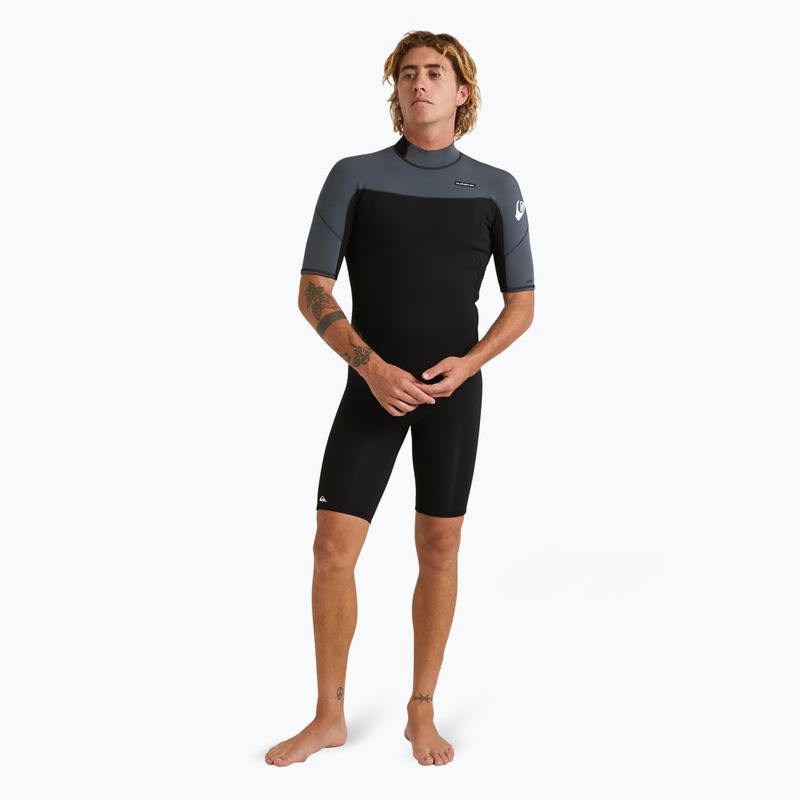 Pianka do pływania męska Quiksilver Everyday Sessions 2/2 mm Back Zip Springsuit black/gun metal 3