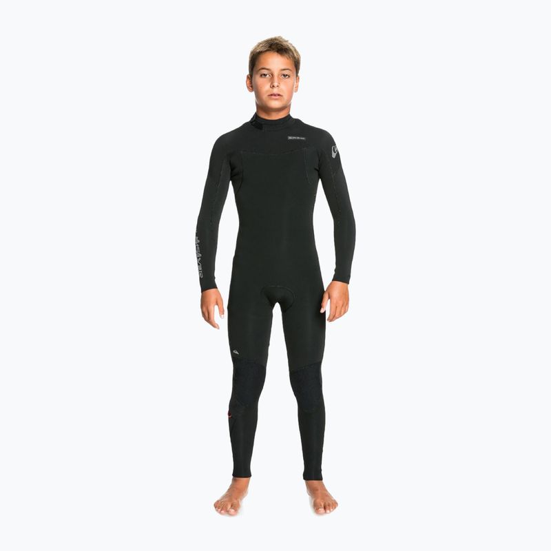 Pianka do pływania dziecięca Quiksilver 4/3 mm Everyday Sessions Back Zip black 6