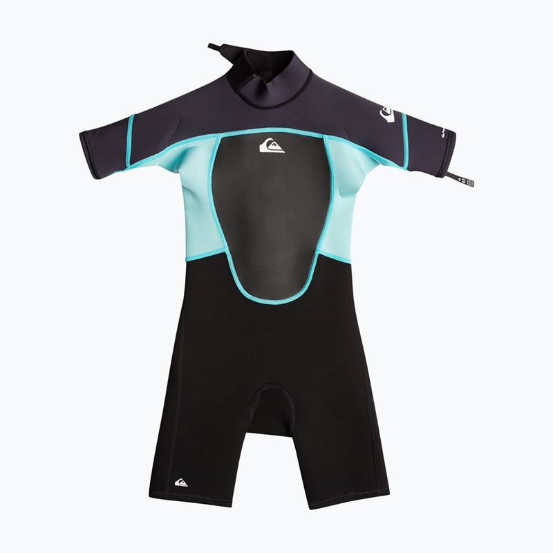 Pianka do pływania dziecięca Quiksilver 2/2 mm Prologue Back Zip Springsuit black/jet black/blue