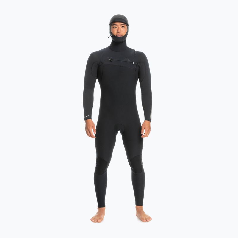 Pianka do pływania męska Quiksilver Highline 5/4/3 mm Hooded Chest Zip black