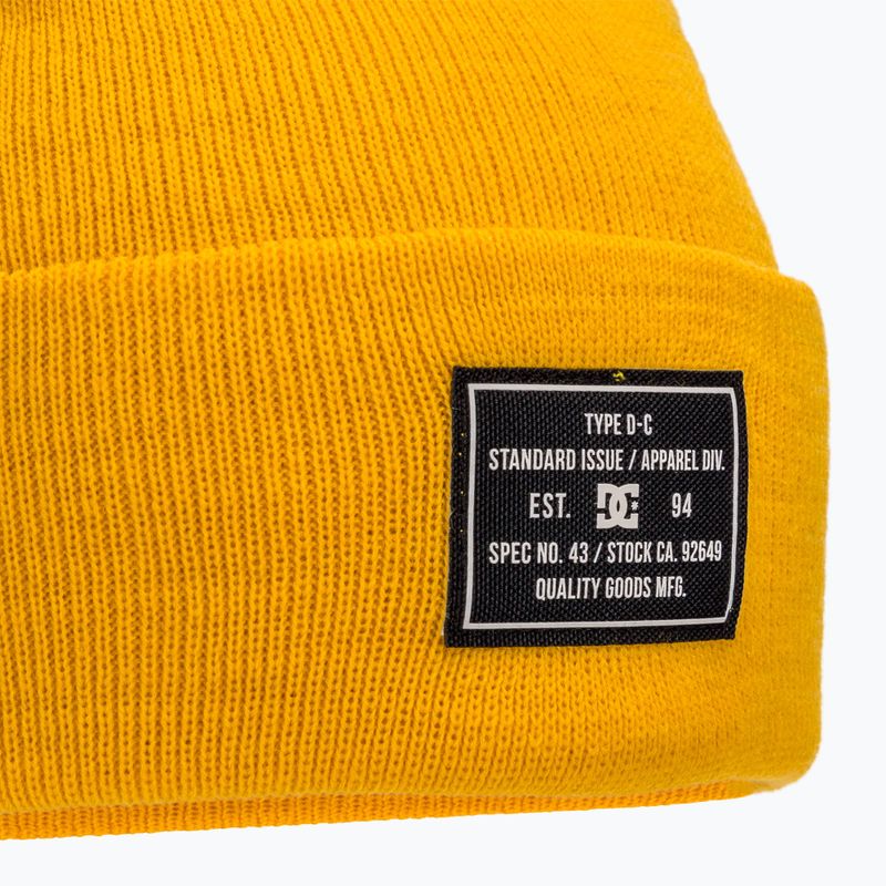 Czapka zimowa męska DC Label old gold 3