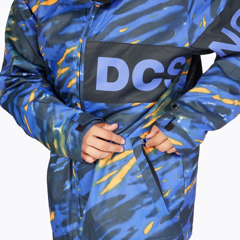 Kurtka snowboardowa męska DC Propaganda angled tie dye royal blue 6