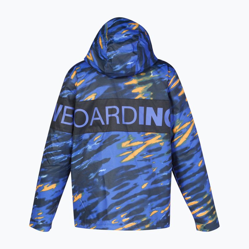 Kurtka snowboardowa męska DC Propaganda angled tie dye royal blue 10