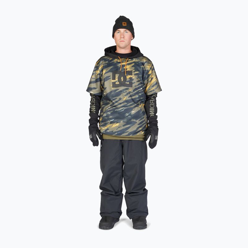 Bluza snowboardowa męska DC Dryden angled tie dye ivy green 2